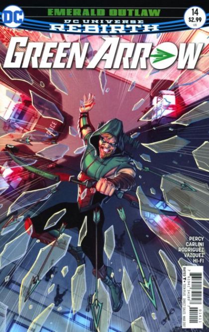 Green Arrow, Vol. 6 Emerald Outlaw, Part Three |  Issue#14A | Year:2017 | Series: Green Arrow | Pub: DC Comics | Regular W Scott Forbes Cover