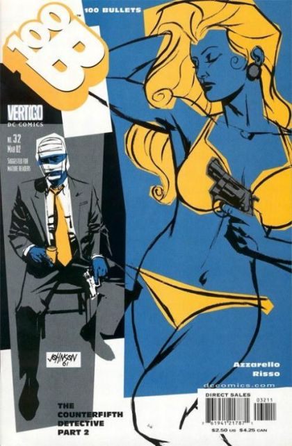 100 Bullets The Counterfifth Detective, Part 2 |  Issue#32 | Year:2002 | Series:  | Pub: DC Comics |