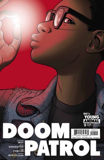Doom Patrol, Vol. 6 Nada, Part 2: NINENINENINE99999 |  Issue#9A | Year:2017 | Series: Doom Patrol | Pub: DC Comics | Nick Derington Regular Cover