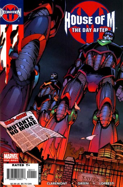 Decimation: House of M - The Day After House of M - The Day After |  Issue#1 | Year:2005 | Series: House of M | Pub: Marvel Comics |