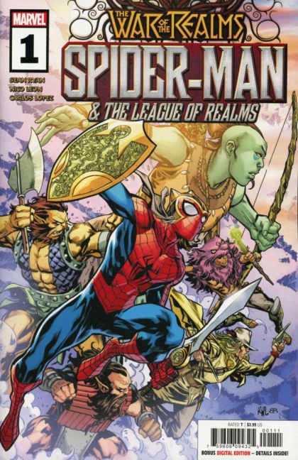 War of the Realms: Spider-Man & the League of Realms  |  Issue#1A | Year:2019 | Series:  | Pub: Marvel Comics | Regular Ken Lashley Cover