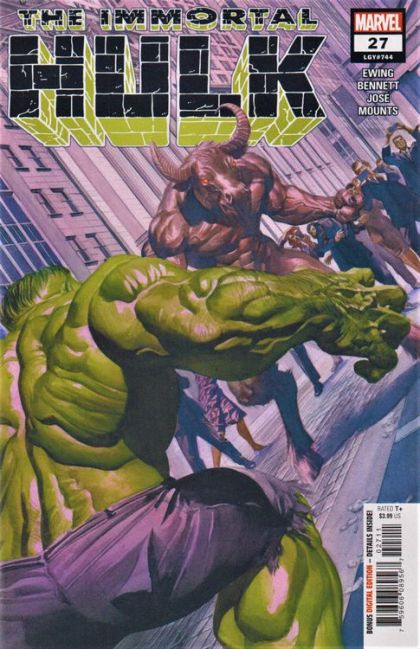 The Immortal Hulk This Is The Day |  Issue#27A | Year:2019 | Series:  | Pub: Marvel Comics | Regular Alex Ross Cover