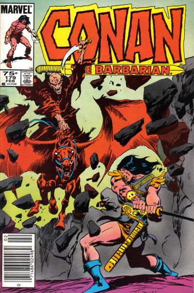 Conan the Barbarian, Vol. 1 The End Of All There Is |  Issue#179B | Year:1986 | Series: Conan | Pub: Marvel Comics | Newsstand Edition