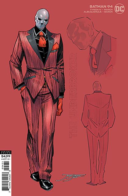 Batman, Vol. 3 Their Dark Designs |  Issue#94C | Year:2020 | Series: Batman | Pub: DC Comics | Jorge Jiménez Incentive Design Variant (1:25)