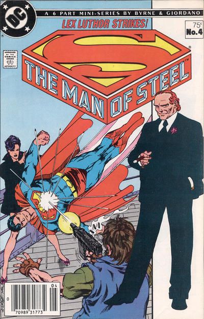 The Man of Steel, Vol. 1 Enemy Mine... |  Issue#4B | Year:1986 | Series: Superman | Pub: DC Comics | Newsstand Edition