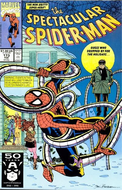 The Spectacular Spider-Man, Vol. 1 Creatures Stirring |  Issue#173A | Year:1990 | Series: Spider-Man | Pub: Marvel Comics |