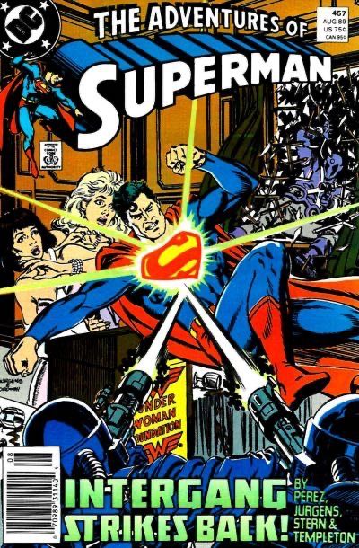 The Adventures of Superman Echoes |  Issue#457B | Year:1989 | Series: Superman | Pub: DC Comics | Newsstand Edition