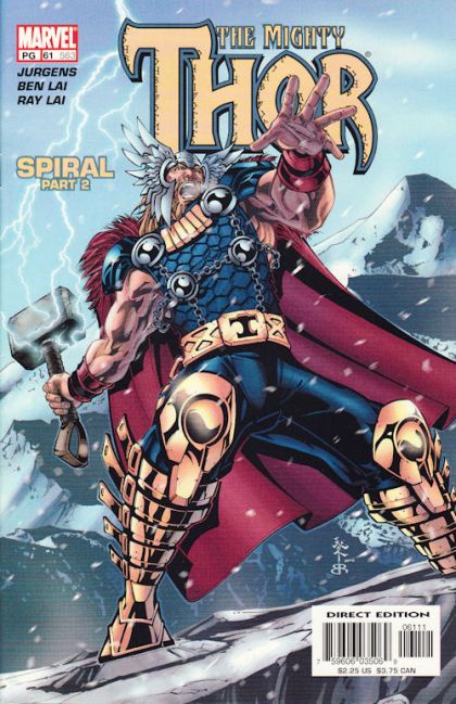 Thor, Vol. 2 Spiral, Part 2: "Sons of the Father" |  Issue#61 | Year:2003 | Series: Thor | Pub: Marvel Comics |