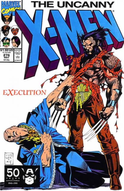 Uncanny X-Men, Vol. 1 Double Death |  Issue#276A | Year:1991 | Series: X-Men | Pub: Marvel Comics |