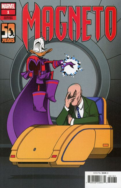Magneto, Vol. 4 Evil Mutant, Chapter One: Things Past! |  Issue#1C | Year:2023 | Series:  | Pub: Marvel Comics | Gustavo Duarte Howard the Duck Variant