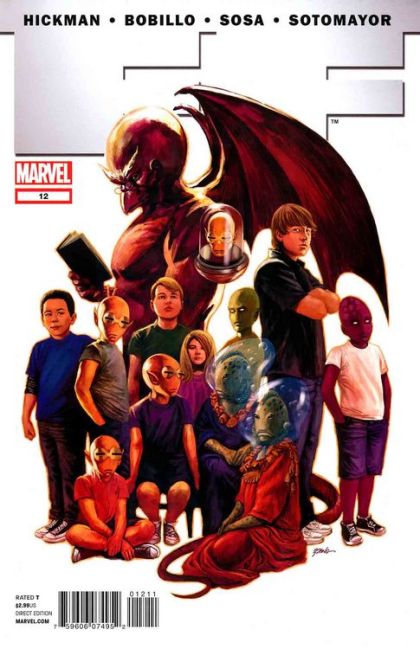 FF, Vol. 1 Too Many Kids |  Issue#12A | Year:2011 | Series: Fantastic Four | Pub: Marvel Comics | Steve Epting Regular Cover