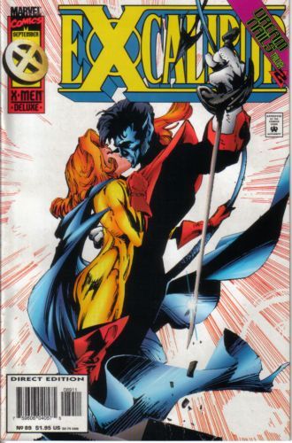 Excalibur, Vol. 1 Dream Nails Trilogy, Part 2: Easy Tiger |  Issue#89A | Year:1995 | Series: Excalibur | Pub: Marvel Comics | Deluxe Direct Edition