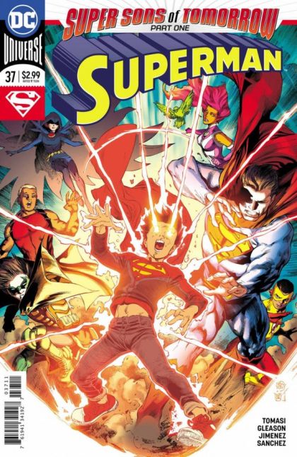 Superman, Vol. 4 Super Sons of Tomorrow - Super Sons of Tomorrow, Part 1: Dark of the Son |  Issue#37A | Year:2017 | Series: Superman | Pub: DC Comics | Ivan Reis Regular