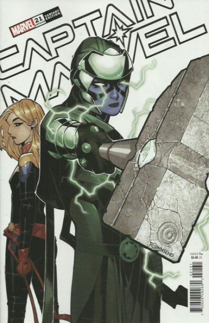 Captain Marvel, Vol. 11 Empyre - Accused |  Issue#21C | Year:2020 | Series: Captain Marvel | Pub: Marvel Comics | Chris Bachalo Spoiler Variant