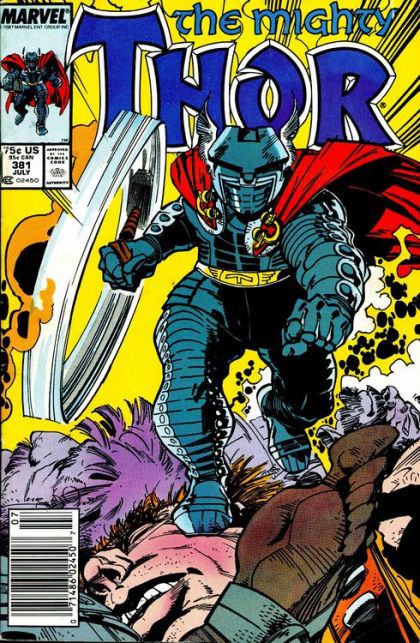 Thor, Vol. 1 Ye Olde Shelle Game! |  Issue#381B | Year:1987 | Series: Thor | Pub: Marvel Comics | Newsstand Edition
