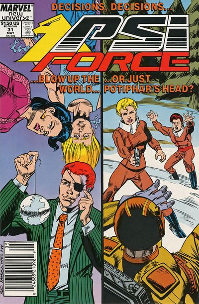 Psi Force When Genocide Meets Suicide |  Issue#31 | Year:1989 | Series: New Universe | Pub: Marvel Comics |