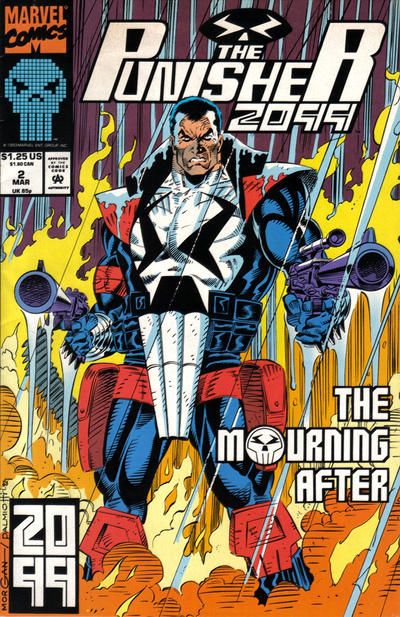 Punisher 2099, Vol. 1 The Mourning After |  Issue#2A | Year:1993 | Series: Punisher | Pub: Marvel Comics | Direct Edition