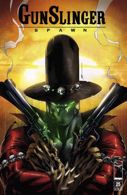 Gunslinger Spawn 0 |  Issue#25B | Year:2023 | Series: Spawn | Pub: Image Comics | Kevin Keane Variant