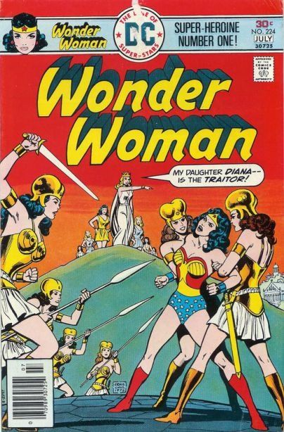 Wonder Woman, Vol. 1 Wonder Woman Vs The United States |  Issue#224 | Year:1976 | Series: Wonder Woman | Pub: DC Comics |