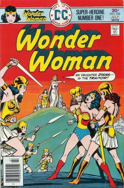 Wonder Woman, Vol. 1 Wonder Woman Vs The United States |  Issue#224 | Year:1976 | Series: Wonder Woman | Pub: DC Comics |