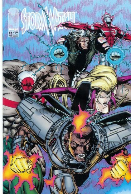 (Signed by RON MARZ) Stormwatch, Vol. 1  |  Issue#10B | Year:1994 | Series: Stormwatch | Pub: Image Comics | Whilce Portacio Variant Cover