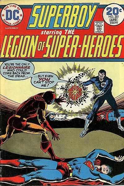 Superboy, Vol. 1 The Betrayer From Beyond / The Silent Death |  Issue#201 | Year:1974 | Series: Superboy | Pub: DC Comics |