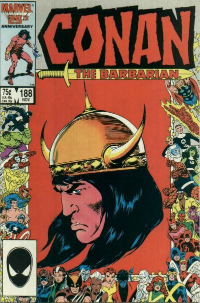 Conan the Barbarian, Vol. 1 The Killing Season |  Issue#188A | Year:1986 | Series: Conan | Pub: Marvel Comics |