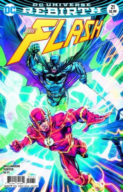 Flash, Vol. 5 The Button - The Button, Part Two |  Issue#21C | Year:2017 | Series: Flash | Pub: DC Comics | Howard Porter Retailer Incentive Cover