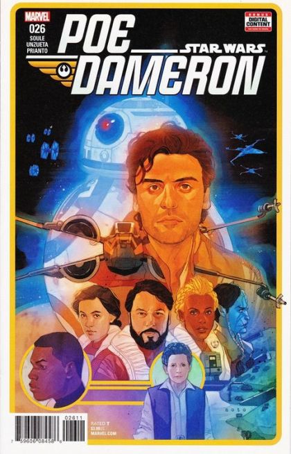 Poe Dameron The Awakening, Part 1 |  Issue#26 | Year:2018 | Series: Star Wars | Pub: Marvel Comics | Phil Noto Regular Cover