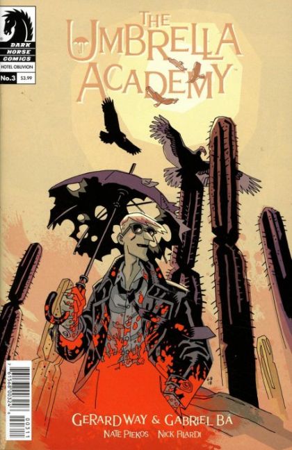 Umbrella Academy: Hotel Oblivion Violence |  Issue#3A | Year:2018 | Series:  | Pub: Dark Horse Comics | Regular Gabriel Ba Cover