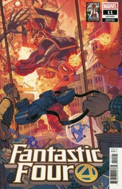 Fantastic Four, Vol. 6 License to Quantum Drive |  Issue#11B | Year:2019 | Series: Fantastic Four | Pub: Marvel Comics | Variant Nick Bradshaw Marvels 25th Tribute Cover