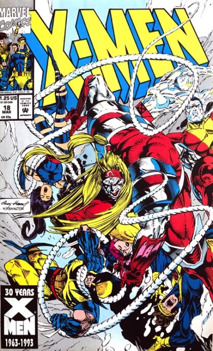 X-Men, Vol. 1 A Skinning of Souls, Part 2: The Crops Mature |  Issue#18A | Year:1993 | Series: X-Men | Pub: Marvel Comics | Direct Edition
