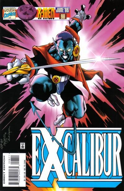 Excalibur, Vol. 1 Fireflies |  Issue#98A | Year:1996 | Series: Excalibur | Pub: Marvel Comics | Direct Edition