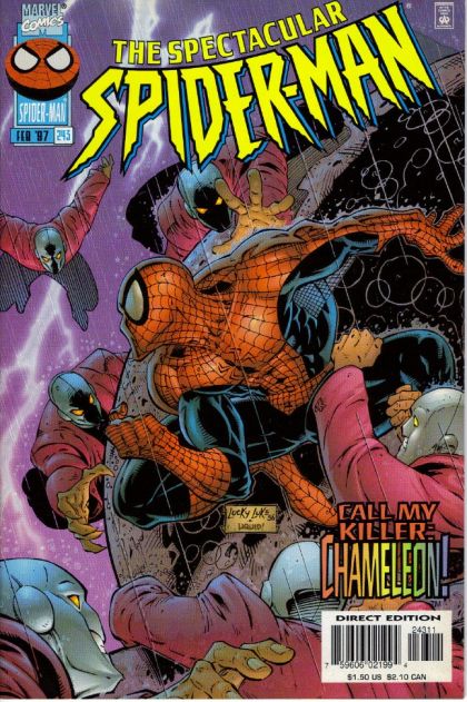 The Spectacular Spider-Man, Vol. 1 Who Am I? |  Issue#243A | Year:1996 | Series: Spider-Man | Pub: Marvel Comics | Direct Edition