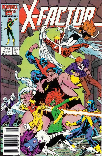 X-Factor, Vol. 1 Mutant Massacre - Part 2: Spots! |  Issue#9B | Year:1986 | Series: X-Factor | Pub: Marvel Comics | Newsstand Edition