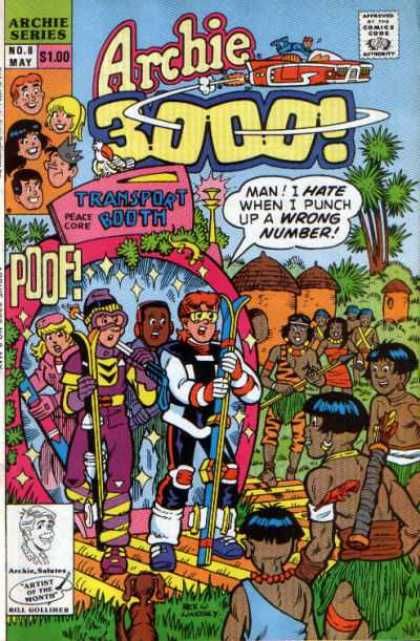 Archie 3000  |  Issue#8A | Year:1990 | Series:  | Pub: Archie Comic Publications | Direct Edition