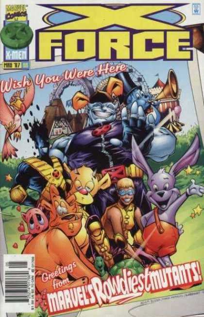 X-Force, Vol. 1 Tragic Kingdom |  Issue#66B | Year:1997 | Series: X-Force | Pub: Marvel Comics | Newsstand Edition