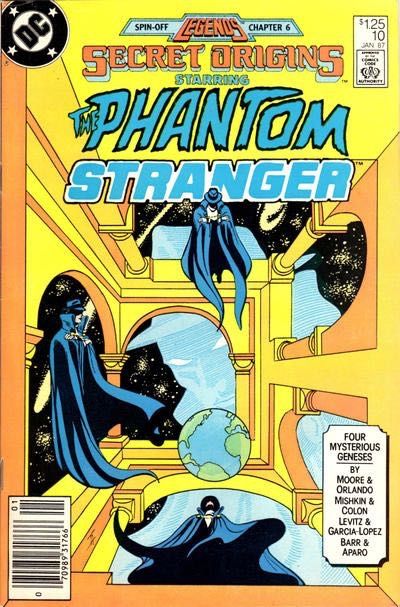 Secret Origins, Vol. 3 Legends - Legends chapter 6- Tarry Till I Come Again / And Men Shall Call Him Stranger / Revelations / Footsteps |  Issue#10B | Year:1987 | Series: Secret Origins | Pub: DC Comics | Newsstand Edition