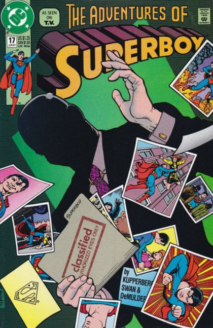 Superboy, Vol. 2 The Superboy File |  Issue#17A | Year:1991 | Series: Superboy | Pub: DC Comics | Direct Edition