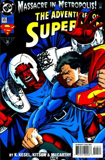 The Adventures of Superman Massacre In Metropolis - Deadly Measures |  Issue#515A | Year:1994 | Series: Superman | Pub: DC Comics | Direct Edition