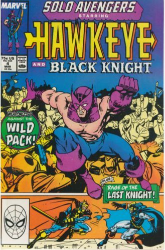 Solo Avengers The Great Escape / Knight's Errant |  Issue#4A | Year:1987 | Series:  | Pub: Marvel Comics | Direct Edition