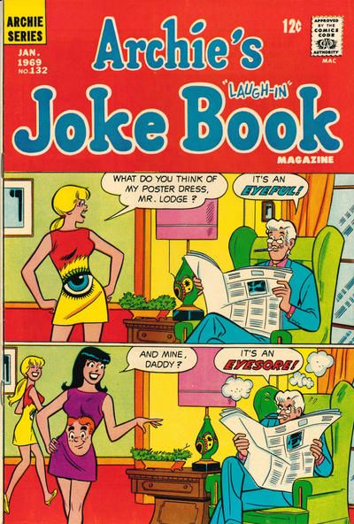 Archie's Joke Book  |  Issue#132 | Year:1969 | Series:  | Pub: Archie Comic Publications |