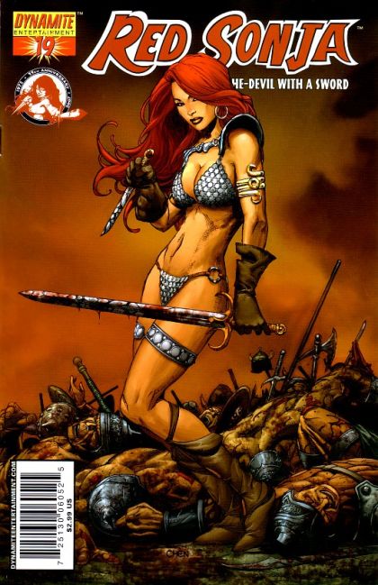 Red Sonja, Vol. 1 (Dynamite Entertainment) Animals, Part One |  Issue#19A | Year:2007 | Series: Red Sonja | Pub: Dynamite Entertainment | Sean Chen Variant Cover