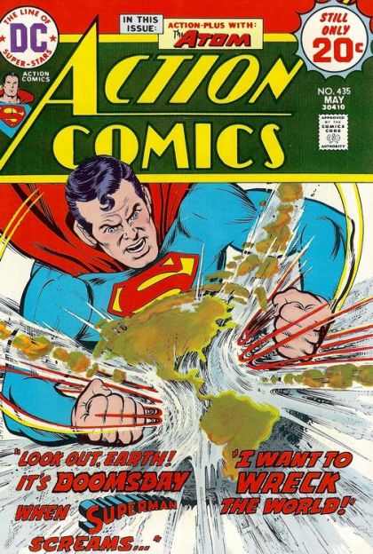 Action Comics, Vol. 1 I Want To Wreck The World! / The Unmasking Of The Atom! |  Issue#435 | Year:1974 | Series:  | Pub: DC Comics |
