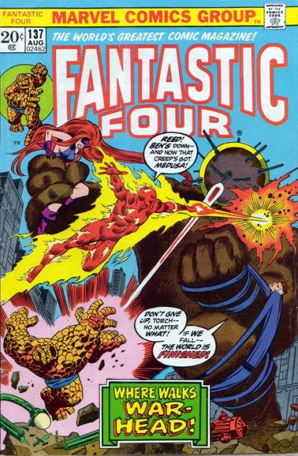 Fantastic Four, Vol. 1 Rumble On Planet 3 |  Issue#137A | Year:1973 | Series: Fantastic Four | Pub: Marvel Comics | Regular Edition