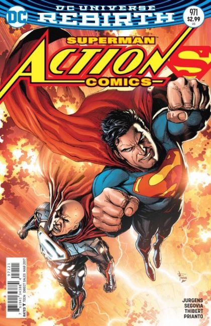 Action Comics, Vol. 3 Men of Steel, Part Five |  Issue#971B | Year:2017 | Series: Superman | Pub: DC Comics | Gary Frank Variant