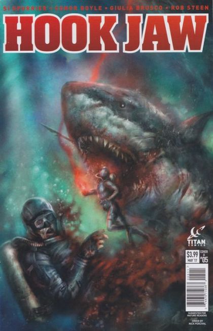 Hookjaw  |  Issue#5A | Year:2017 | Series:  | Pub: Titan Books | Nick Percival Cover