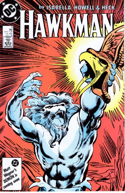 Hawkman, Vol. 2 The Lionmane Diversion |  Issue#5A | Year:1986 | Series: Hawkman | Pub: DC Comics | Direct Edition
