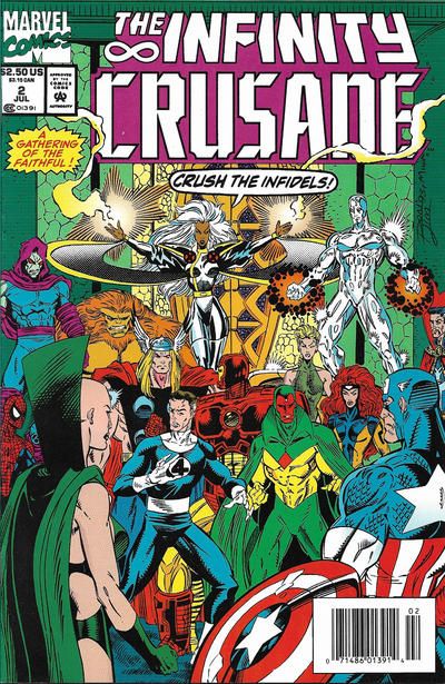 Infinity Crusade Infinity Crusade - Enlightenment |  Issue#2B | Year:1993 | Series: The Infinity Crusade | Pub: Marvel Comics | Newsstand Edition