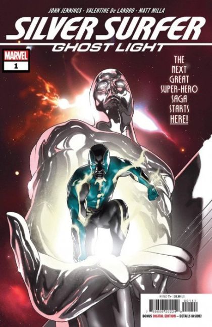 Silver Surfer: Ghost Light  |  Issue#1A | Year:2023 | Series: Silver Surfer | Pub: Marvel Comics | Taurin Clarke Regular